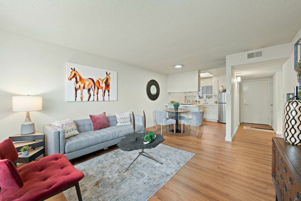 Sundale Apartments model living room